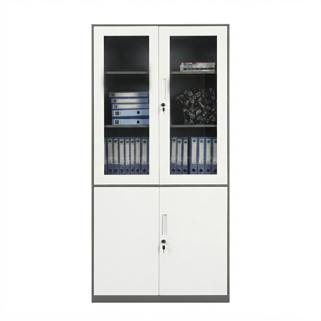ARMOIRE METALLIQUE SEMI VITRE