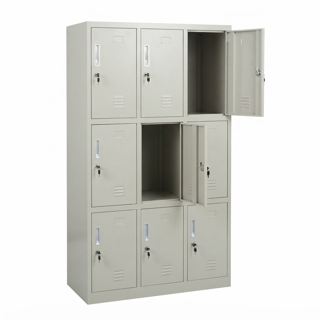 CASIER METALLIQUE 9P