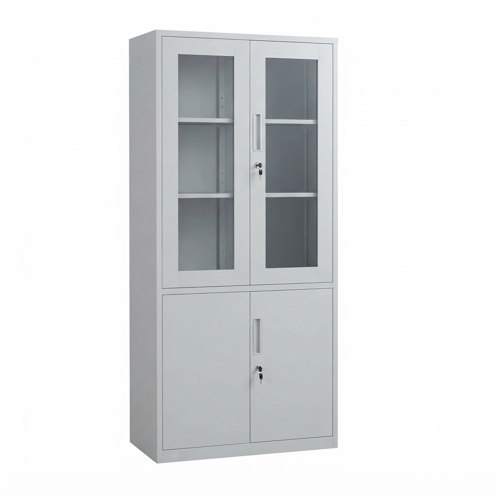 ARMOIRE METTALLIQUE SEMI VITRE