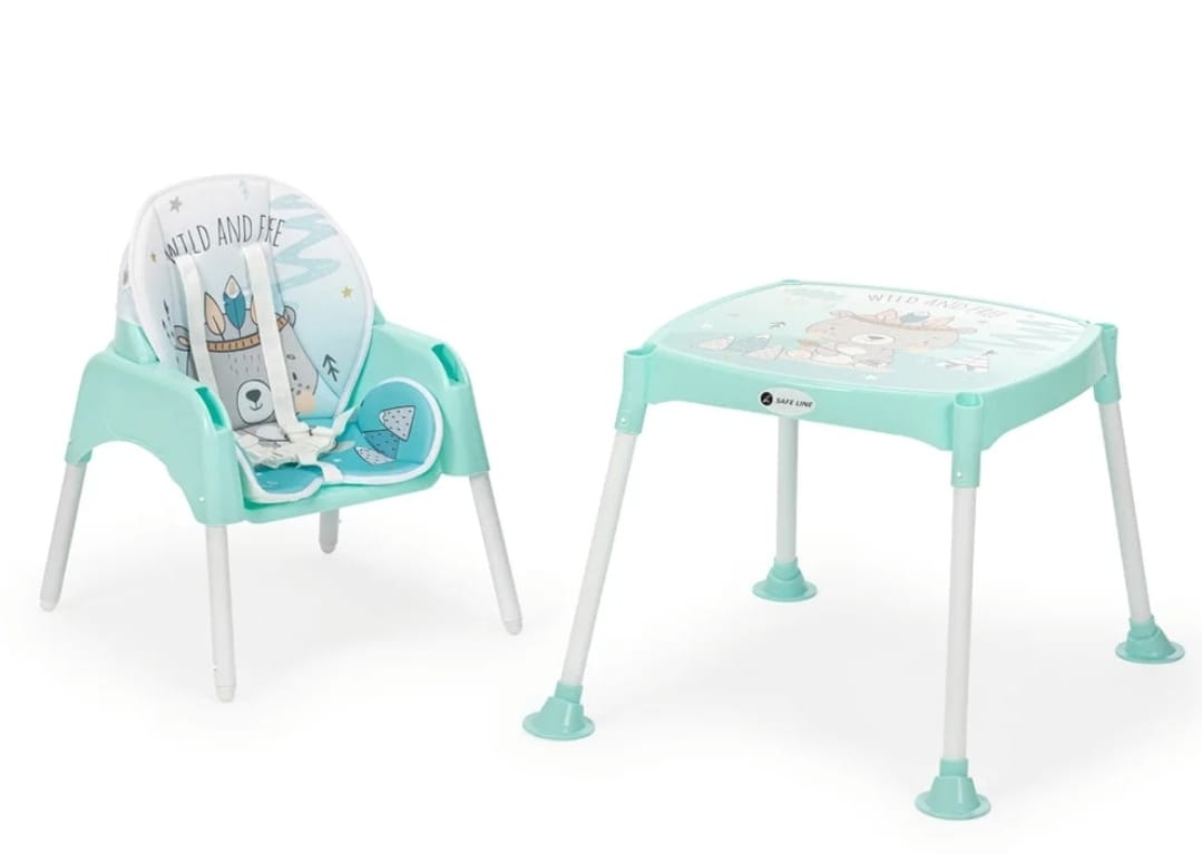 Chaise Haute Évolutive en Table