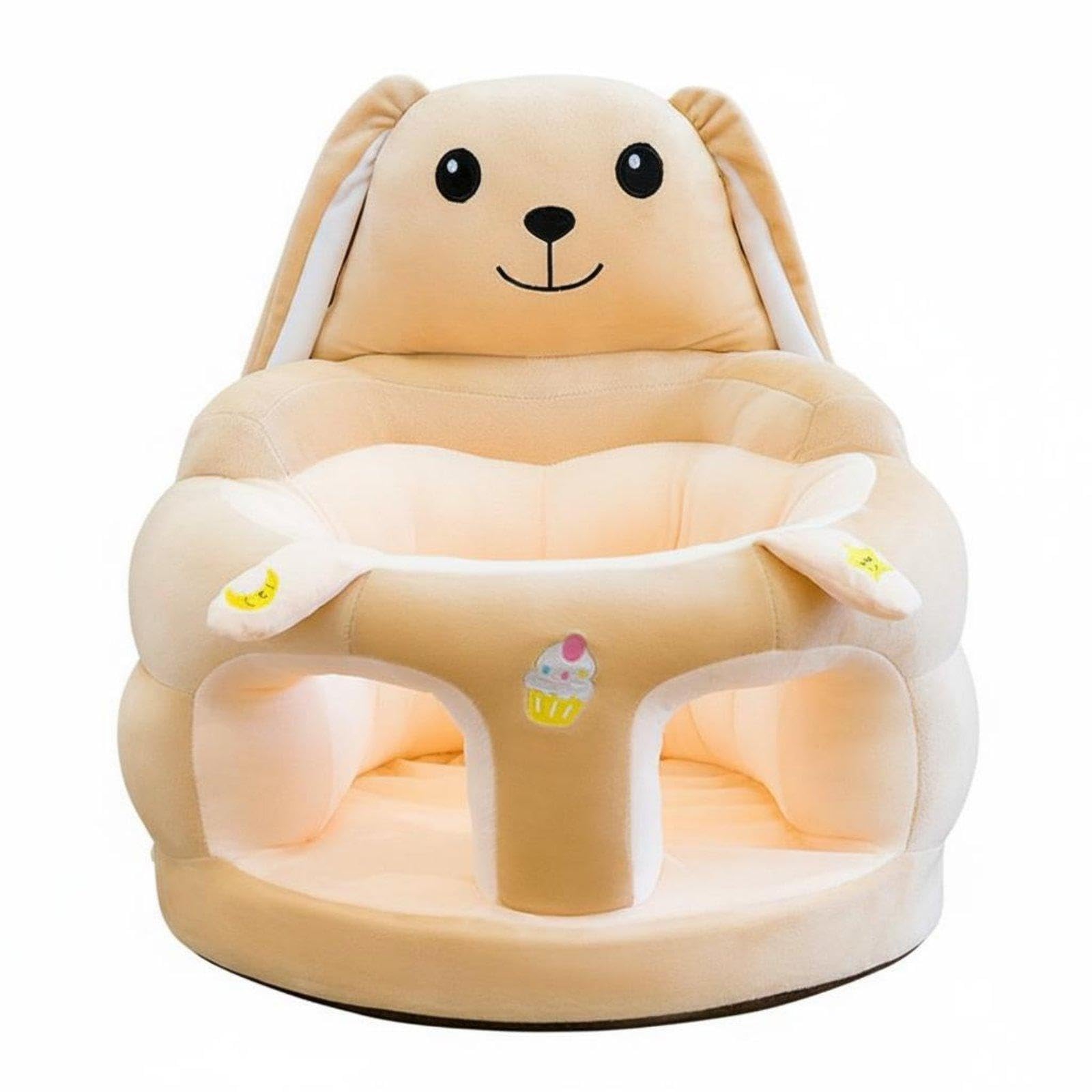 Fauteuil d'Apprentissage Bébé en Peluche - Siège de Maintien Doux