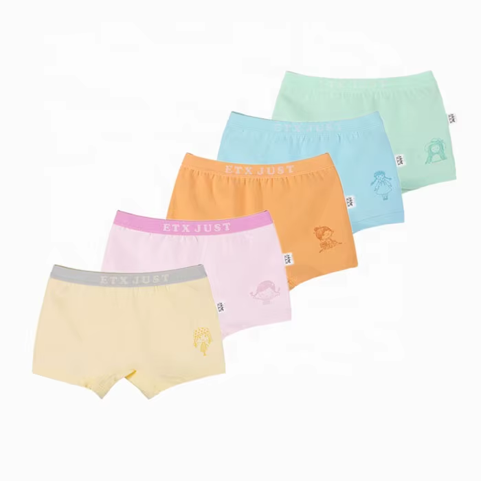 Lot de Boxers Fille en Coton - Underwear Confortable (1 à 16+ ans)