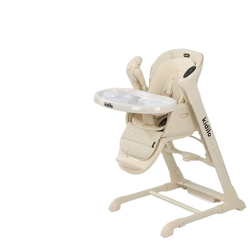 Chaise Haute Électrique & Transat Kidilo TY-02 - Bluetooth & Mélodies