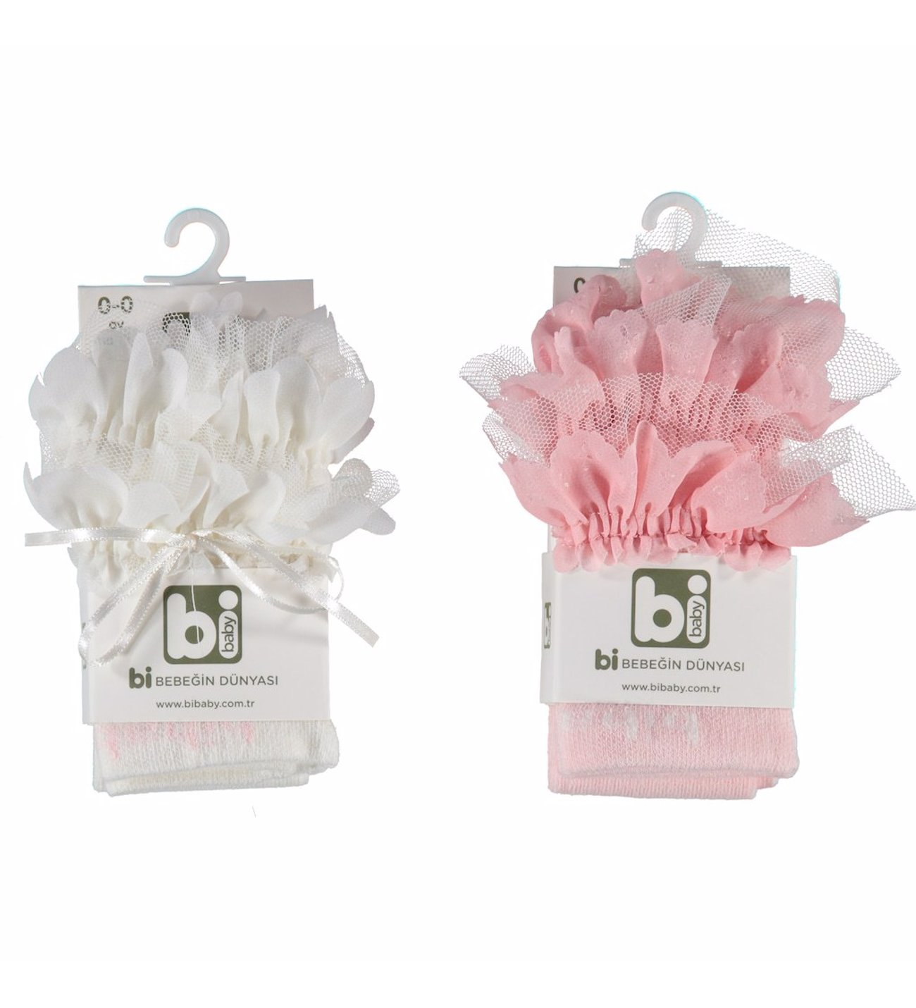 Collants Bébé Fille avec Volants en Tulle - Doux & Élégants