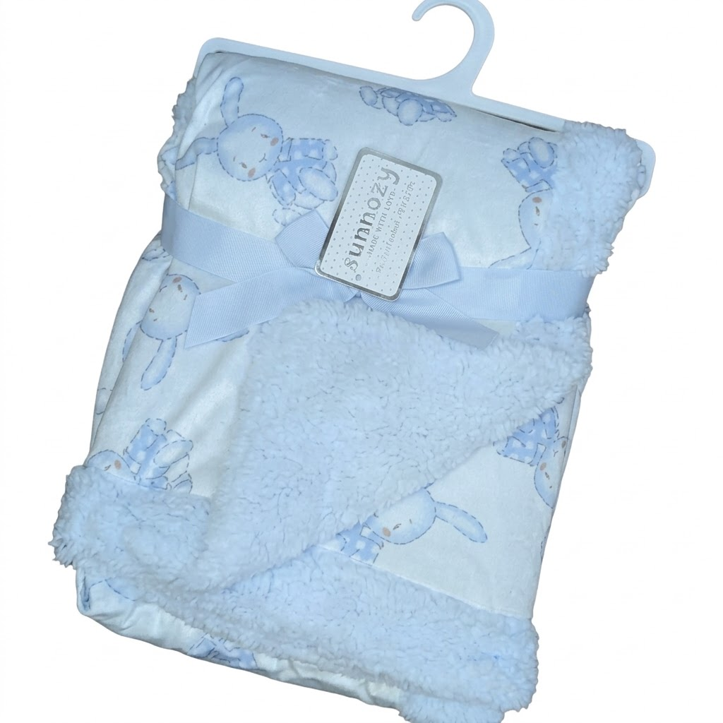 Couverture Bébé Sunnozy - Plaid Douillet Doublé Sherpa