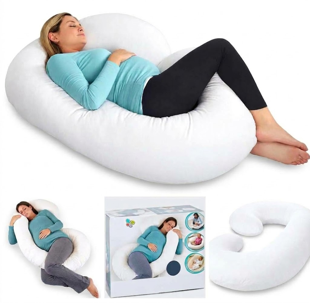 Coussin de Maternité Ergonomique en C - Oreiller de Grossesse