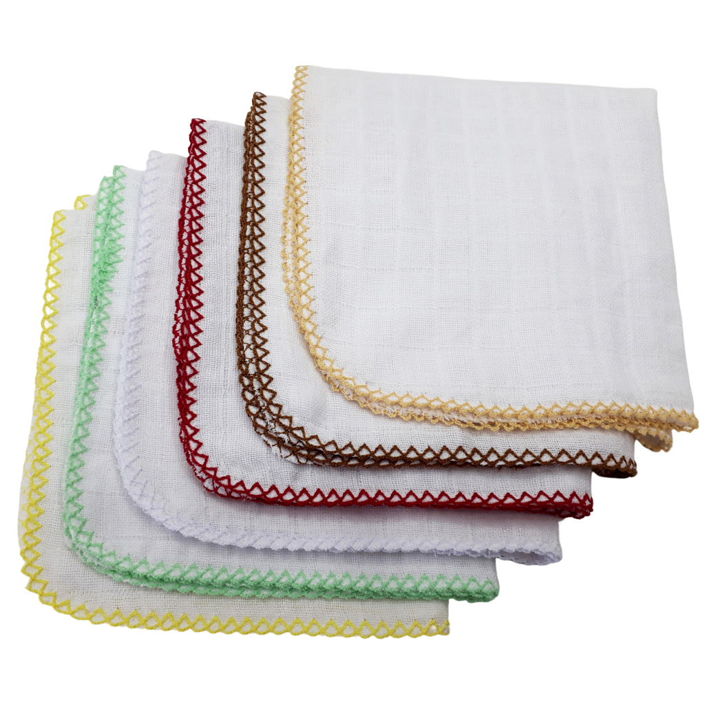 Lot de 5 Lingette Lavable Bébé en Coton
